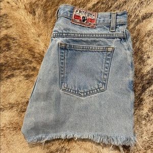 Vintage Rocky Mountain / Rockies Cut Off Jean Shorts
